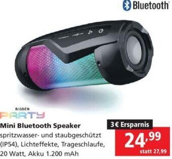 Pagro Diskont Mini Bluetooth Speaker Angebot