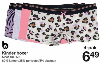 Zeeman Kinder boxer Maat 134-176 4-pak Angebot