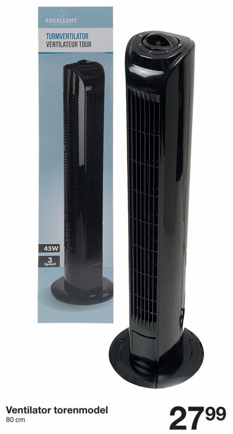Zeeman Ventilator torenmodel 80 cm Angebot