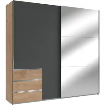 Möbelix Schwebetürenschrank b: 250 cm level 36a graphit/eiche dekor Angebot