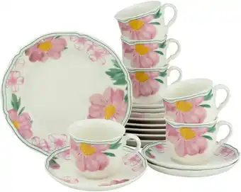 Möbelix Kaffeeservice alba keramik 6 personen geschirr set Angebot