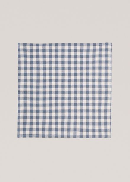 Mango 2er-pack karierte servietten aus baumwolle 45 x 45 cm Angebot