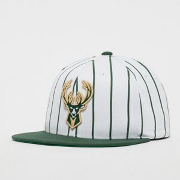 Snipes Retro pinstripe snapback nba milwaukee bucks Angebot