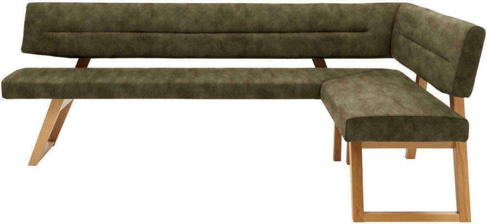 XXXLutz Eckbank 225/155 cm in olivgrün Angebot