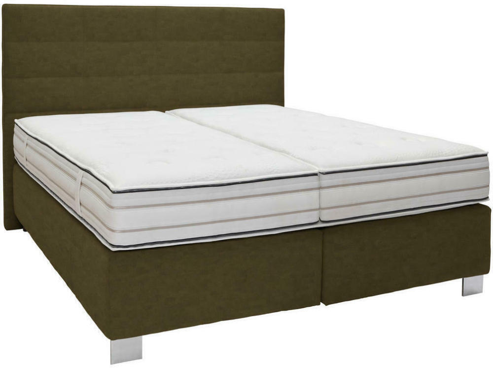 XXXLutz Boxspringbett 180/200 cm in olivgrün Angebot