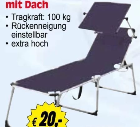 Zgonc Klappliege Angebot
