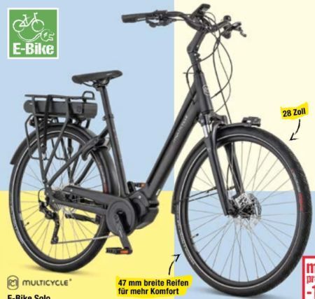 Maximarkt E-bike solo Angebot