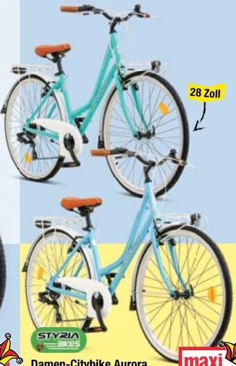 Maximarkt Damen citybike aurora Angebot