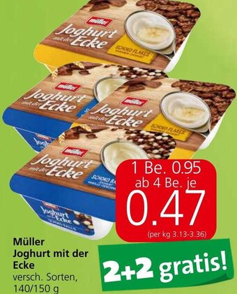 Spar Müller Joghurt mit der Ecke versch. Sorten, 140/150 g Angebot