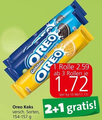 Spar Oreo Keks versch. Sorten, 154-157 g Angebot