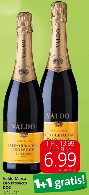 Spar Valdo Marca Oro Prosecco DOC 0,75 Liter Angebot
