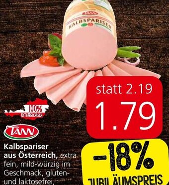 Spar Kalbspariser aus Österreich Angebot