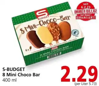 Spar S-BUDGET 8 Mini Choco Bar 400 ml Angebot