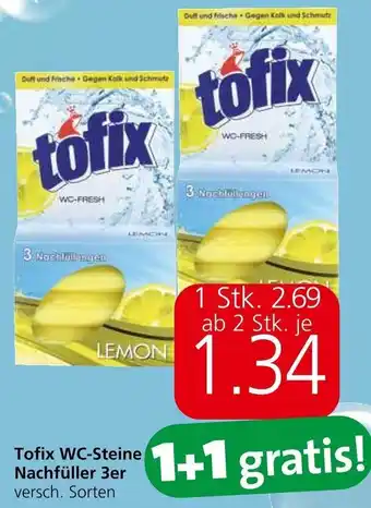 Spar Tofix WC-Steine Nachfüller 3er versch. Sorten Angebot