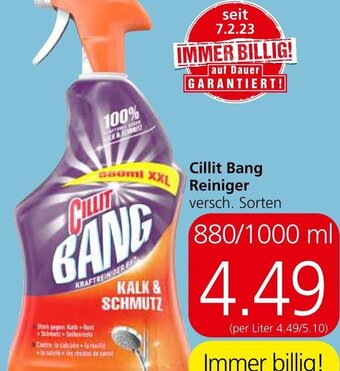 Spar Cillit Bang Reiniger versch. Sorten 880/1000 ml Angebot