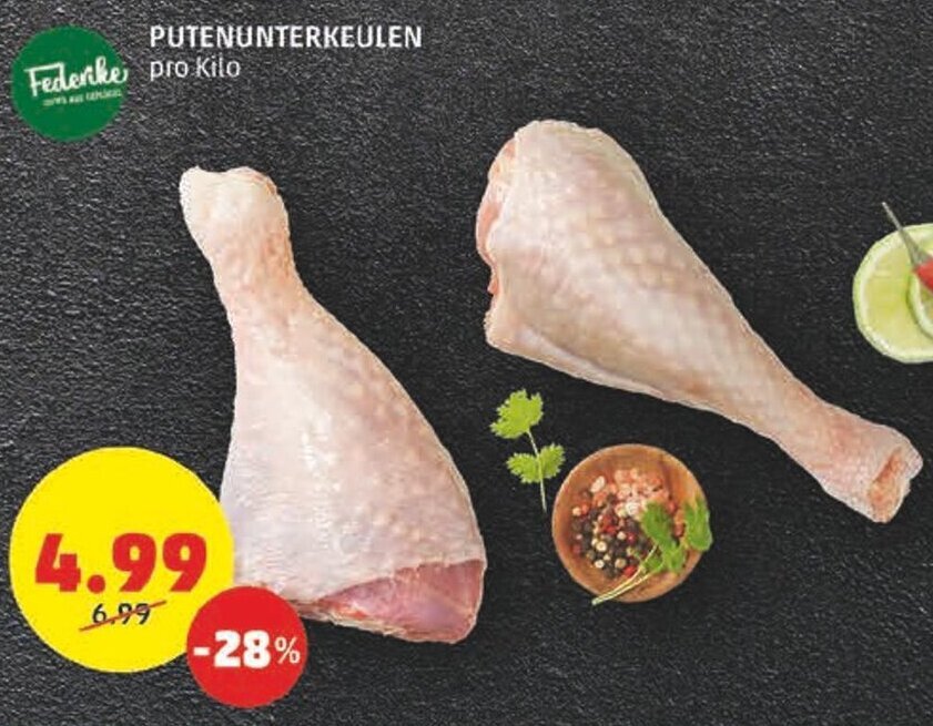 PENNY PUTENUNTERKEULEN pro kilo Angebot