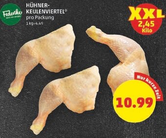 PENNY HÜHNER- KEULENVIERTEL* pro Packung Angebot