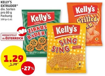 PENNY KELLY'S EXTRUDER* div. Sorten pro 80 g Packung Angebot