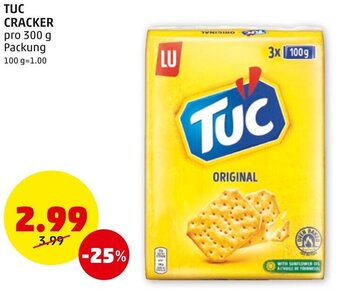 PENNY TUC CRACKER pro 300 g Packung Angebot