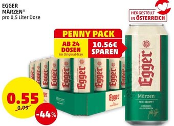 PENNY EGGER MÄRZEN** pro 0,5 Liter Dose Angebot