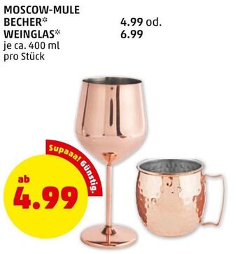 PENNY MOSCOW-MULE BECHER** Angebot