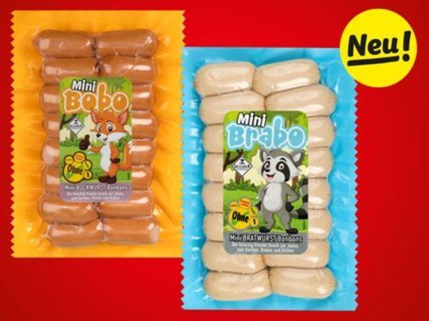 Lidl Mini bratwurst oder mini frankfurter Angebot