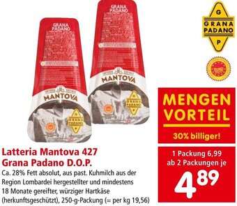Interspar Latteria Mantova 427 Grana Padano D.O.P. Angebot