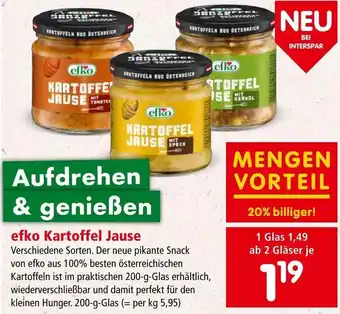 Interspar efko KARTOFFE JAUSE 200 g Angebot