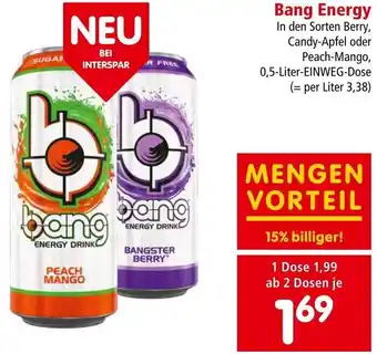 Interspar Bang Energy 0,5-Liter-EINWEG-Dose Angebot