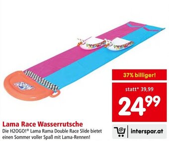 Interspar Lama Race Wasserrutsche Angebot