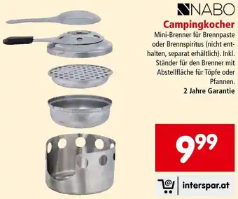 Interspar NABO Campingkocher Angebot