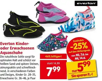 Interspar Everton Kinder-oder Erwachsenen Aquaschuhe Angebot