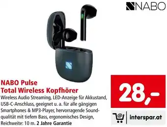 Interspar NABO Pulse Total Wireless Kopfhörer Angebot