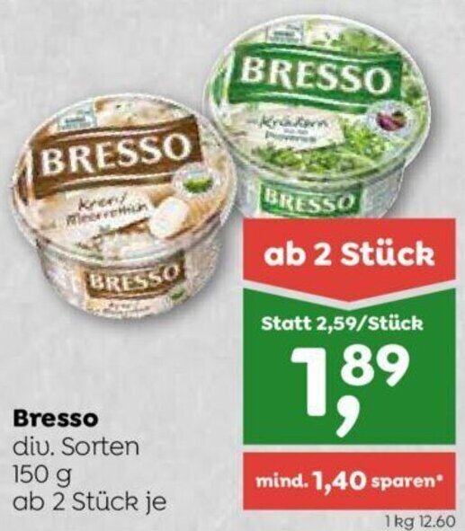 ADEG Bresso div. Sorten 150 g Angebot