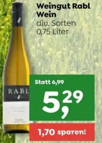 ADEG Weingut Rabl Wein div. Sorten 0,75 Liter Angebot