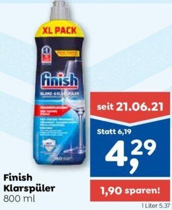 ADEG Finish Klarspüler 800 ml Angebot