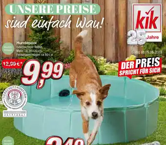 KiK Hundepool Maße: ca. 80 x 20 cm, Angebot