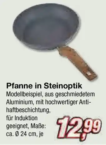 KiK Pfanne in Steinoptik Maße: ca. Ø 24 cm, je Angebot