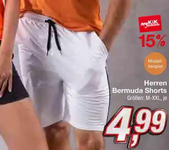 KiK Herren Bermuda Shorts Größen: M-XXL, je Angebot