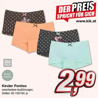 KiK Kinder Panties verschiedene Ausführungen, Größen: 92-158/164, je Angebot