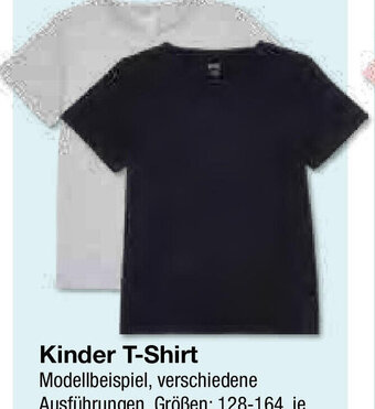 KiK Kinder T-Shirt Modellbeispiel, verschiedene Ausführungen, Größen: 128-164, je Angebot