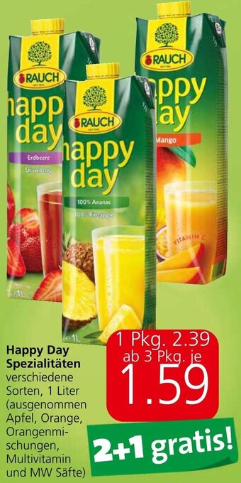 Eurospar Happy Day Spezialitäten Angebot