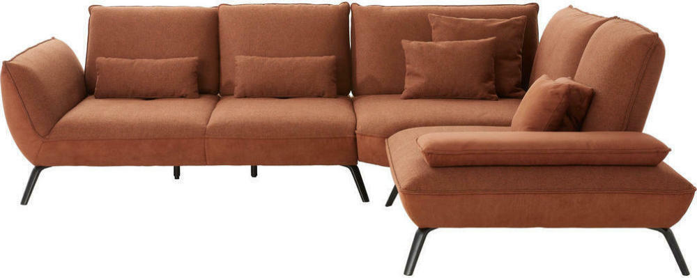 XXXLutz Ecksofa in flachgewebe kupferfarben Angebot