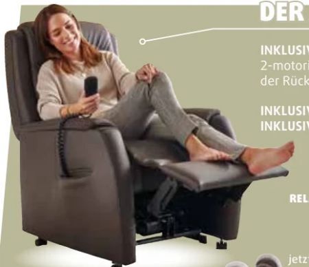 Polstermöbel Fischer Relaxsessel leder Angebot