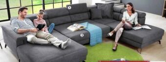 Polstermöbel Fischer Wohnlandschaft stoff Angebot