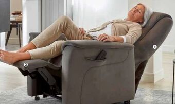 Polstermöbel Fischer Relaxsessel stoff Angebot