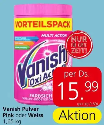 Eurospar Vanish Pulver Pink oder Weiss 1,65 kg Angebot