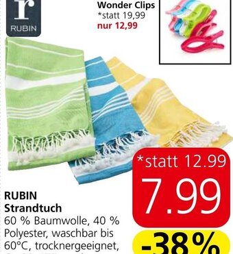 Eurospar RUBIN Strandtuch Angebot