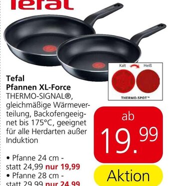 Eurospar Tefal Pfannen XL-Force Angebot