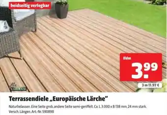 Der Grissemann Terrassendiele,,Europäische Lärche" Angebot